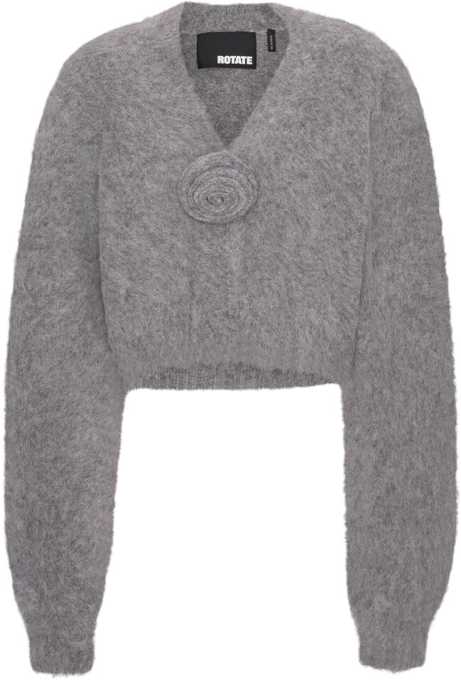 KNIT CROPPED CARDIGAN