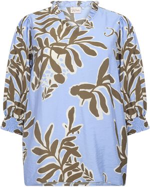 Curvy WA-LINNEA 2 Bluse Lyseblå