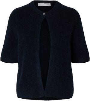 WOOL RIB KNIT CARDIGAN NO