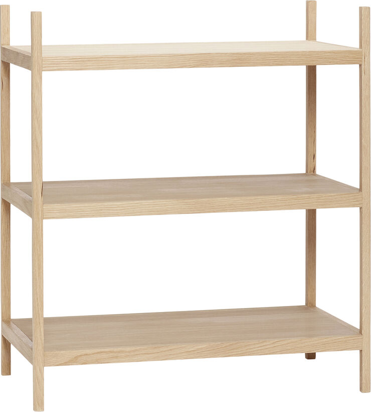 Library Shelf Unit Small Natural