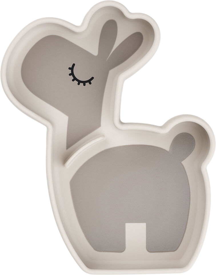 Silikone Stick&Stay snacktallerken Lalee Sand