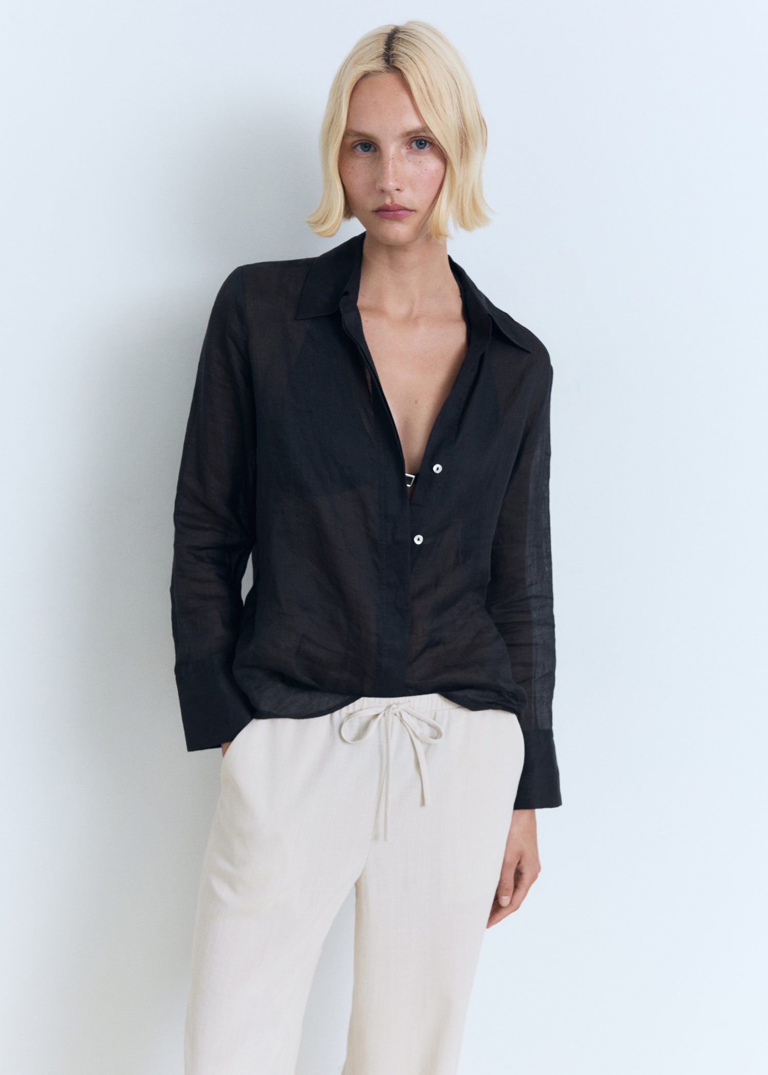 Bukser med brede ben