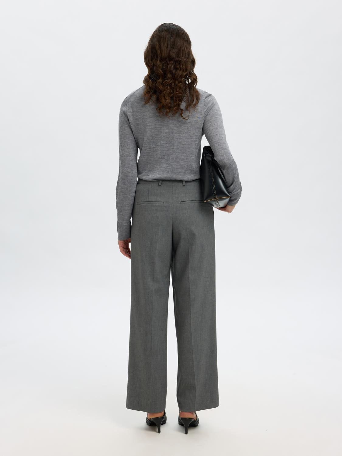 Slfthea Ls Knit Merino O-hals Noos