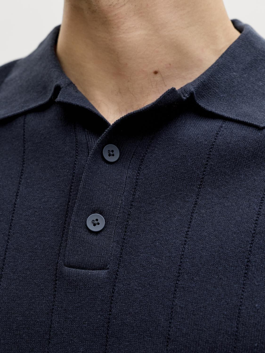 JREBBEAM KNIT POLO SS