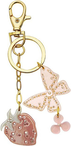 Beri Keychain Cranberry