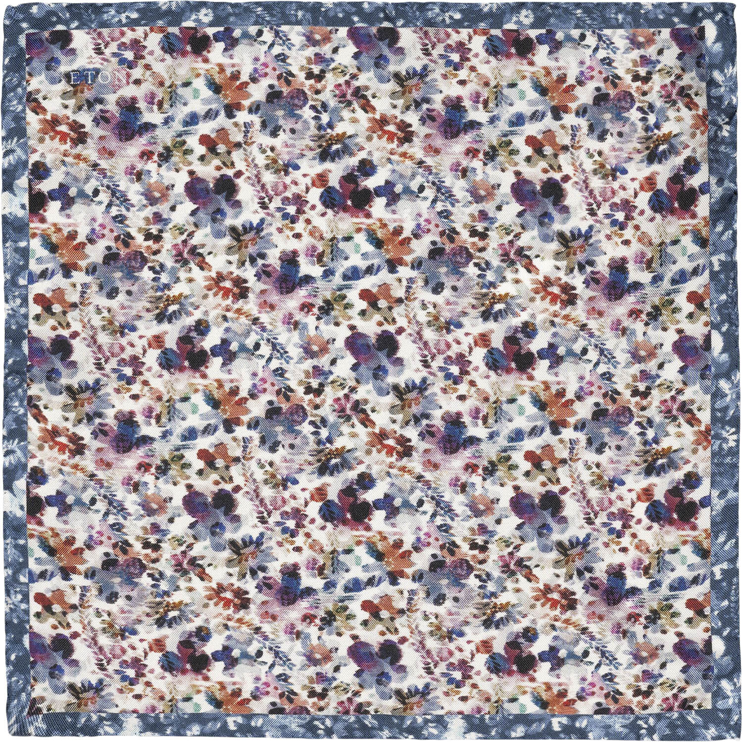 Multi Floral Silk Pocket Square