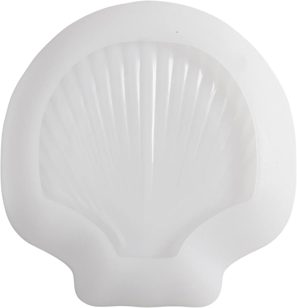 Silikoneform, Muslingeskal, H: 2,5 cm, L: 14,5 cm, B: 14 cm.