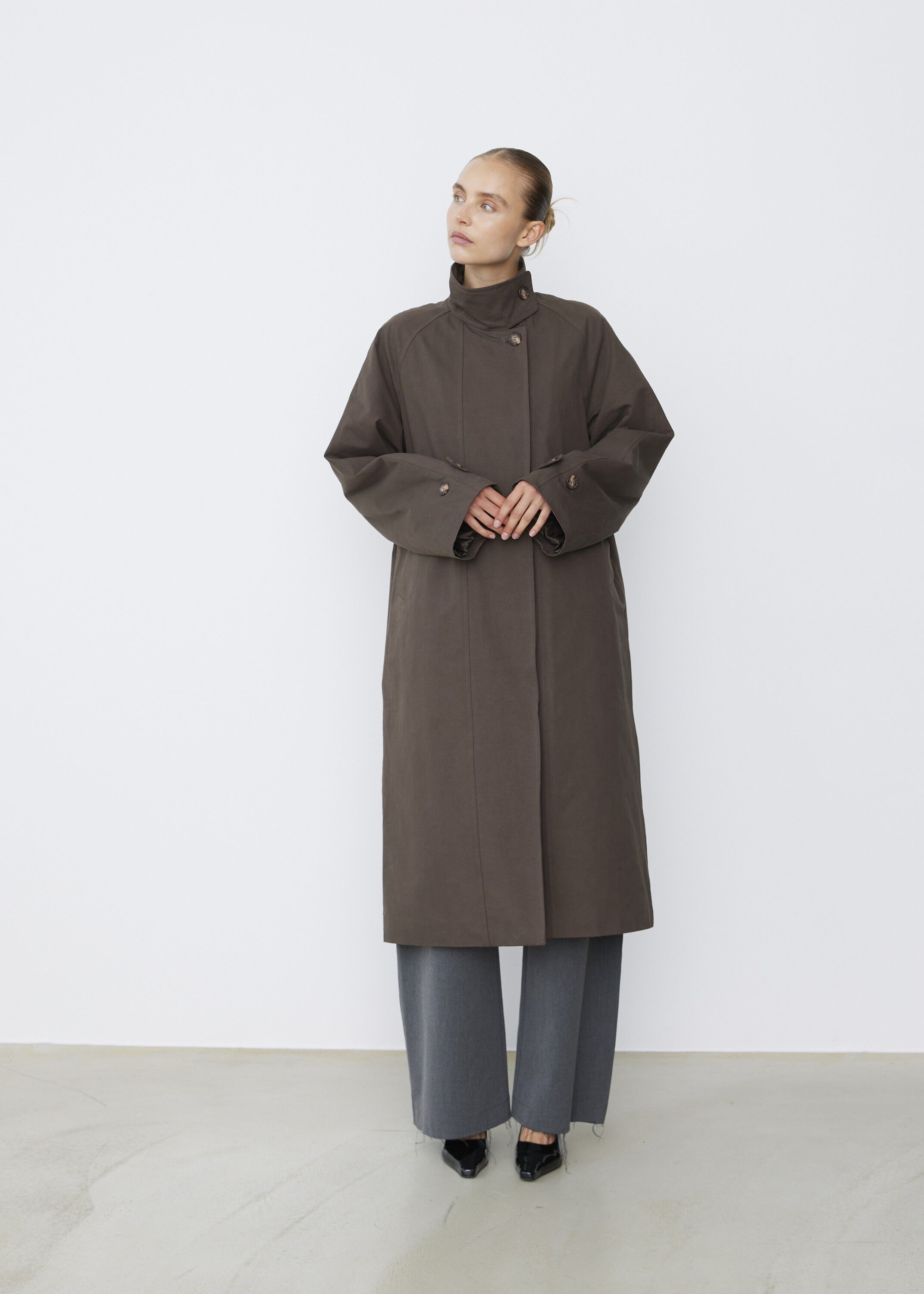 Padded High Neck Coat