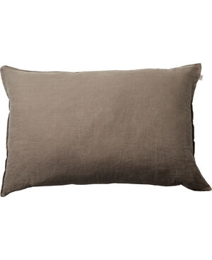Hør vasket pude Taupe Gray 60x90 Pantone 170808