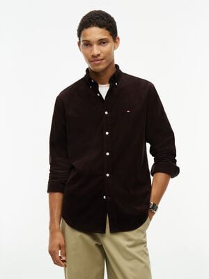 Regular Fit Fine Corduroy Shirt