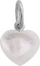 Small Souvenir Heart Pendant, sterling silver
