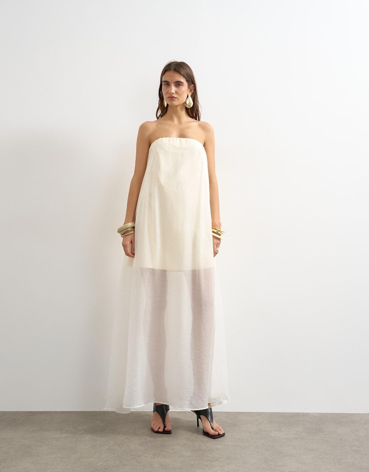 TSCALI LAYERED MAXI DRESS WVN