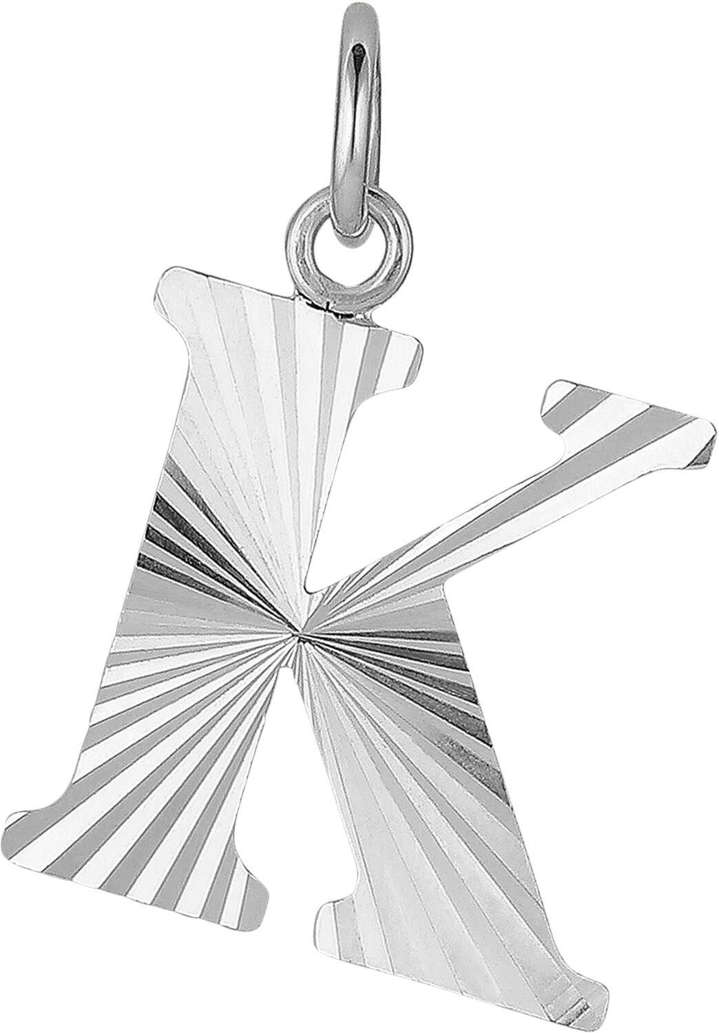 Reflection Letters, gold-plated sterling silver-K