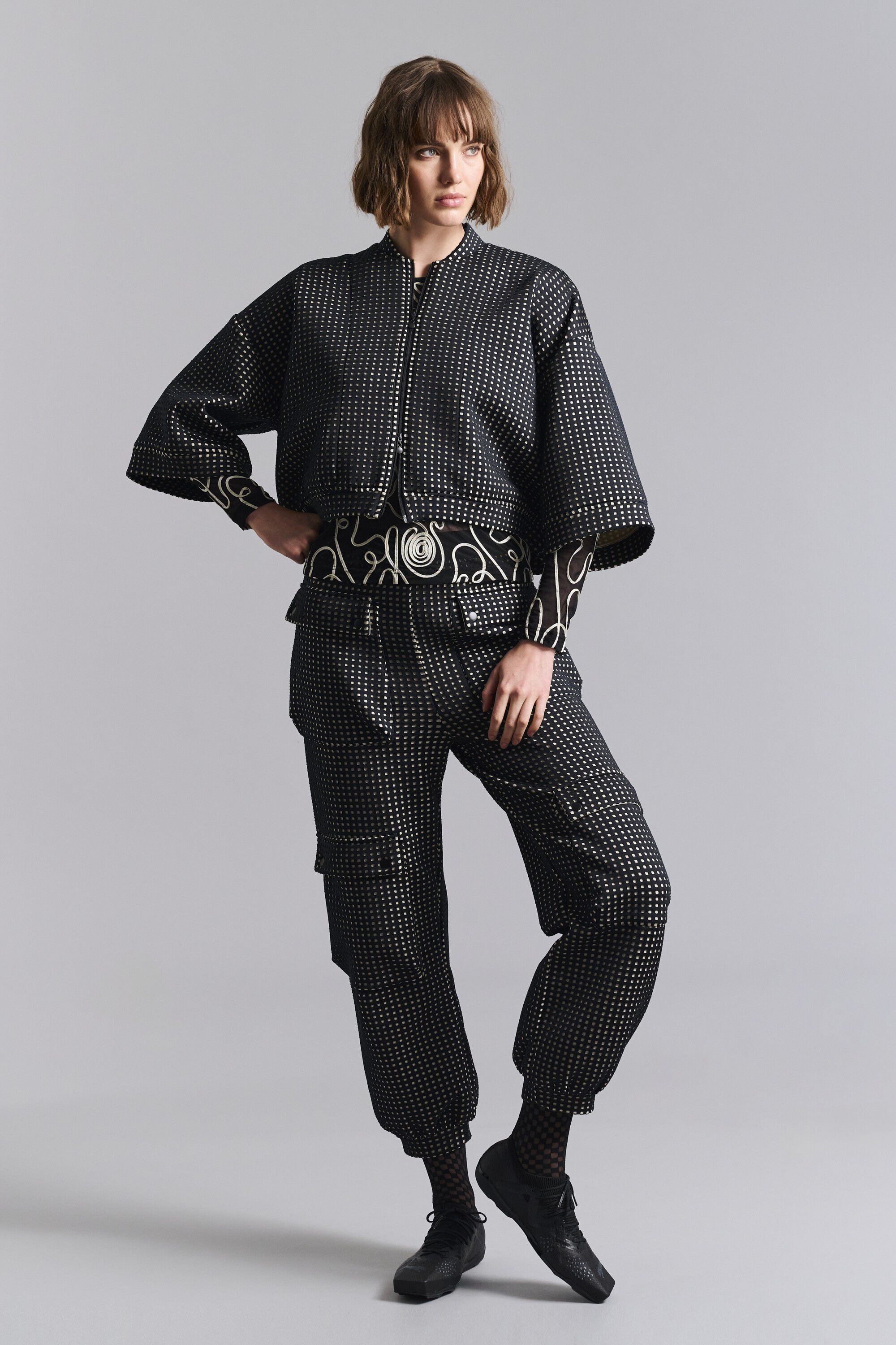 Scuba tiles bomber jakke