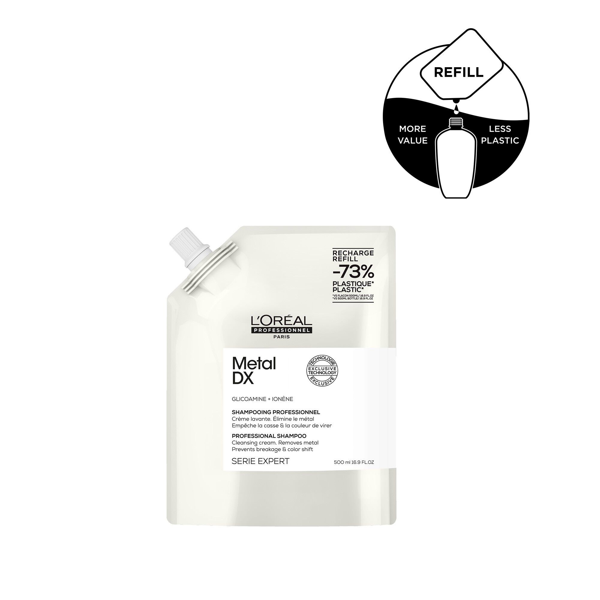 L'Or&eacute;al Professionnel Metal DX Shampoo Refill 500ml