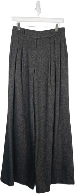 TSPIL PLEAT HERRINGBONE TROUSERS