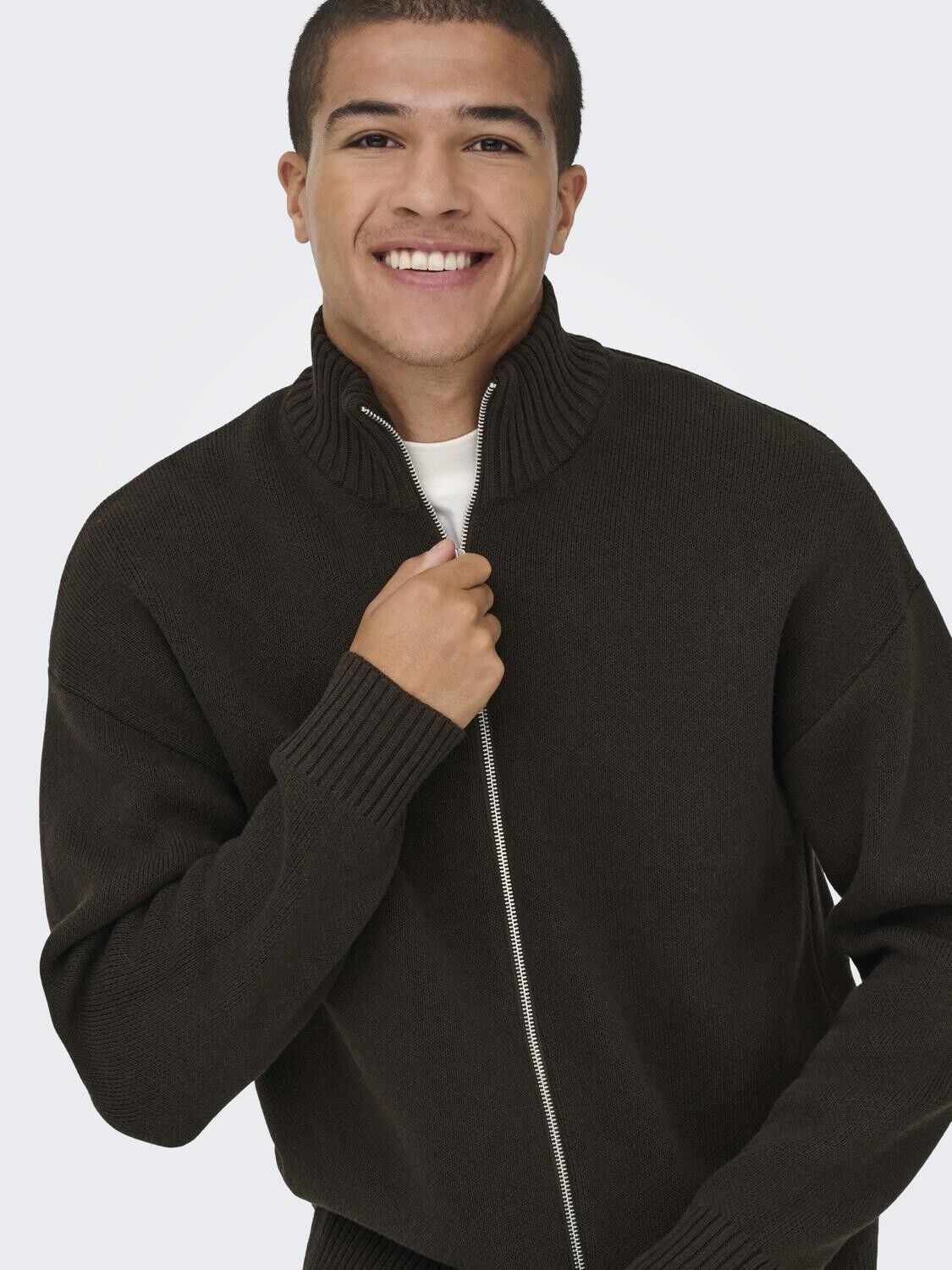 Onsblake Ds High Neck Cardigan Knit Noos