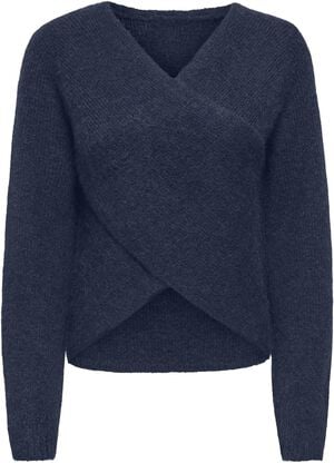ONLMAGGIE LS CROSS V-NECK CC KNT