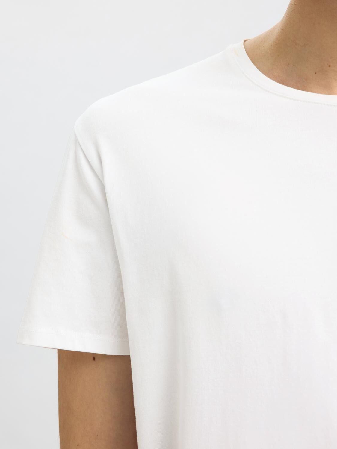SLMNEWPIMA SS O-NECK TEE NOOS