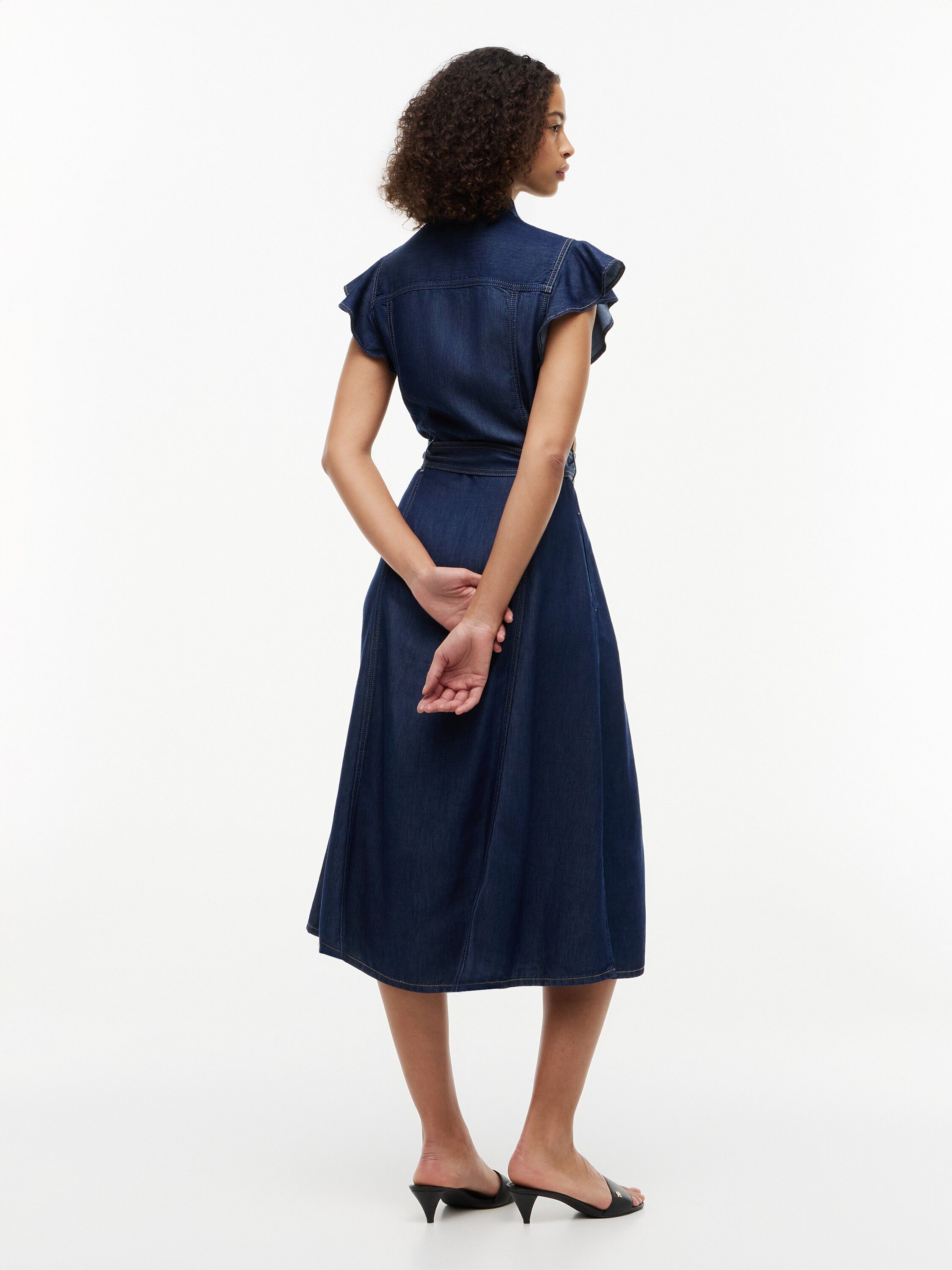 VOLANT F&F MIDI DRESS LENY SS