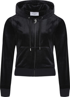 Robertson Classic Velour Zip Trough Hoodie