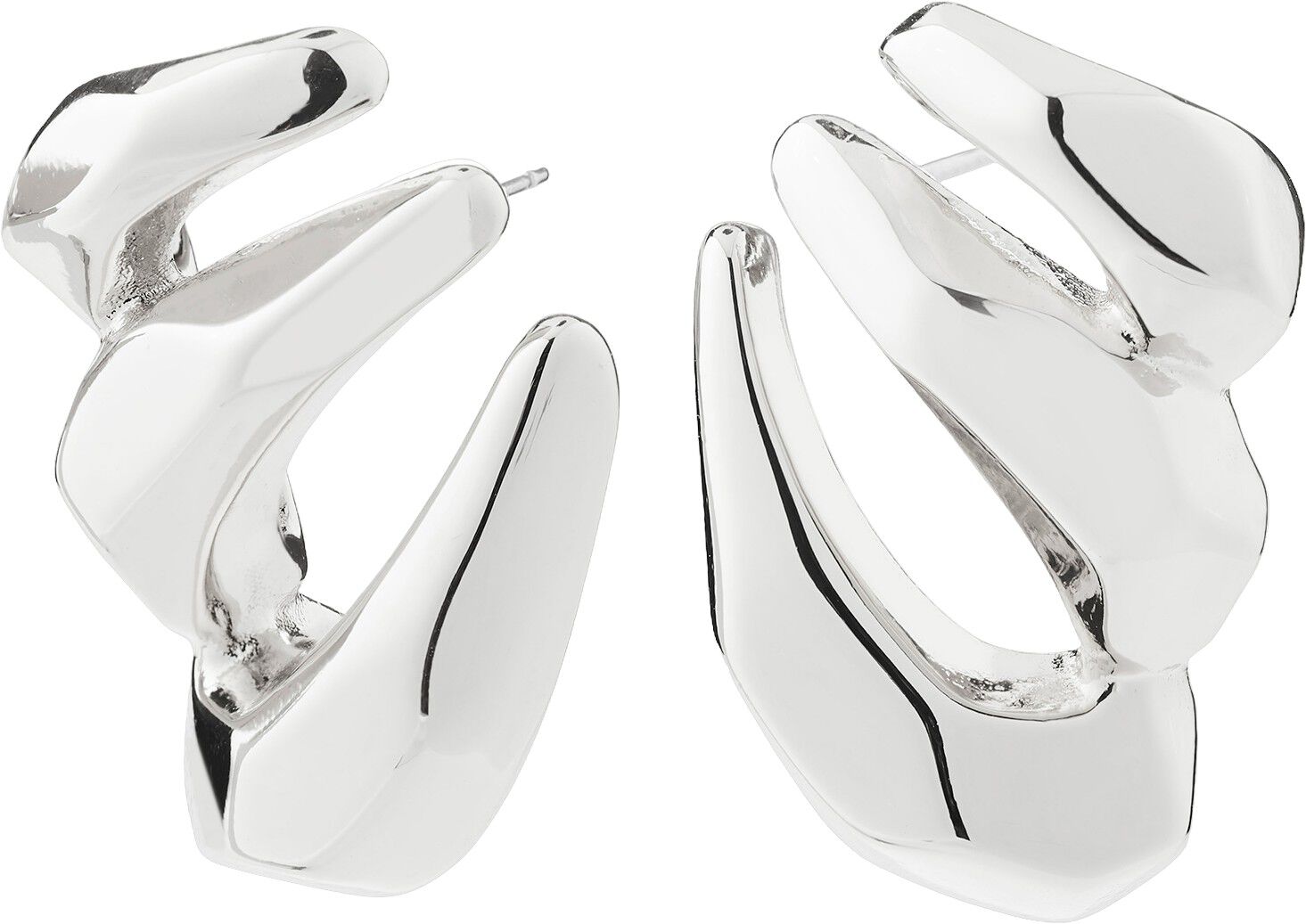 PRESENCE earrings silver-plated