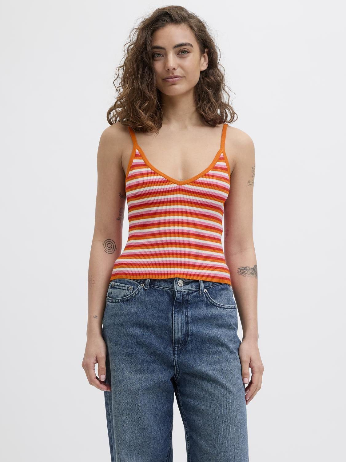 JXESTHER TIGHT SHORT TOP KNIT