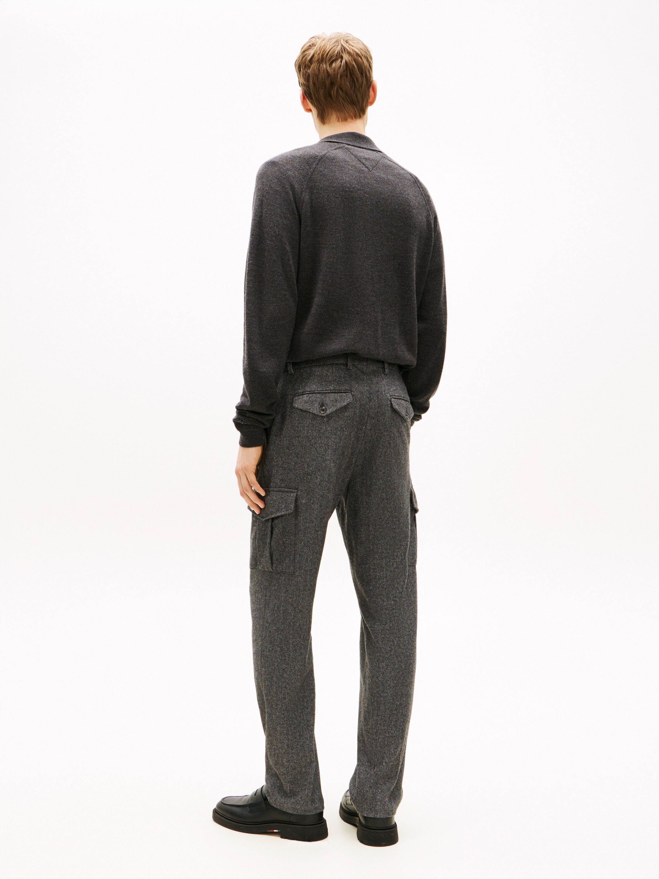 DC HERRINGBONE CARGO PANTS