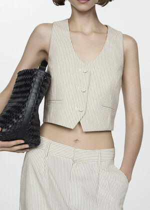 Striped gilet