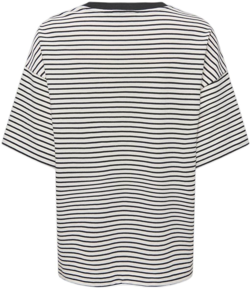 ONLLISA STRIPE S/S TOP JRS