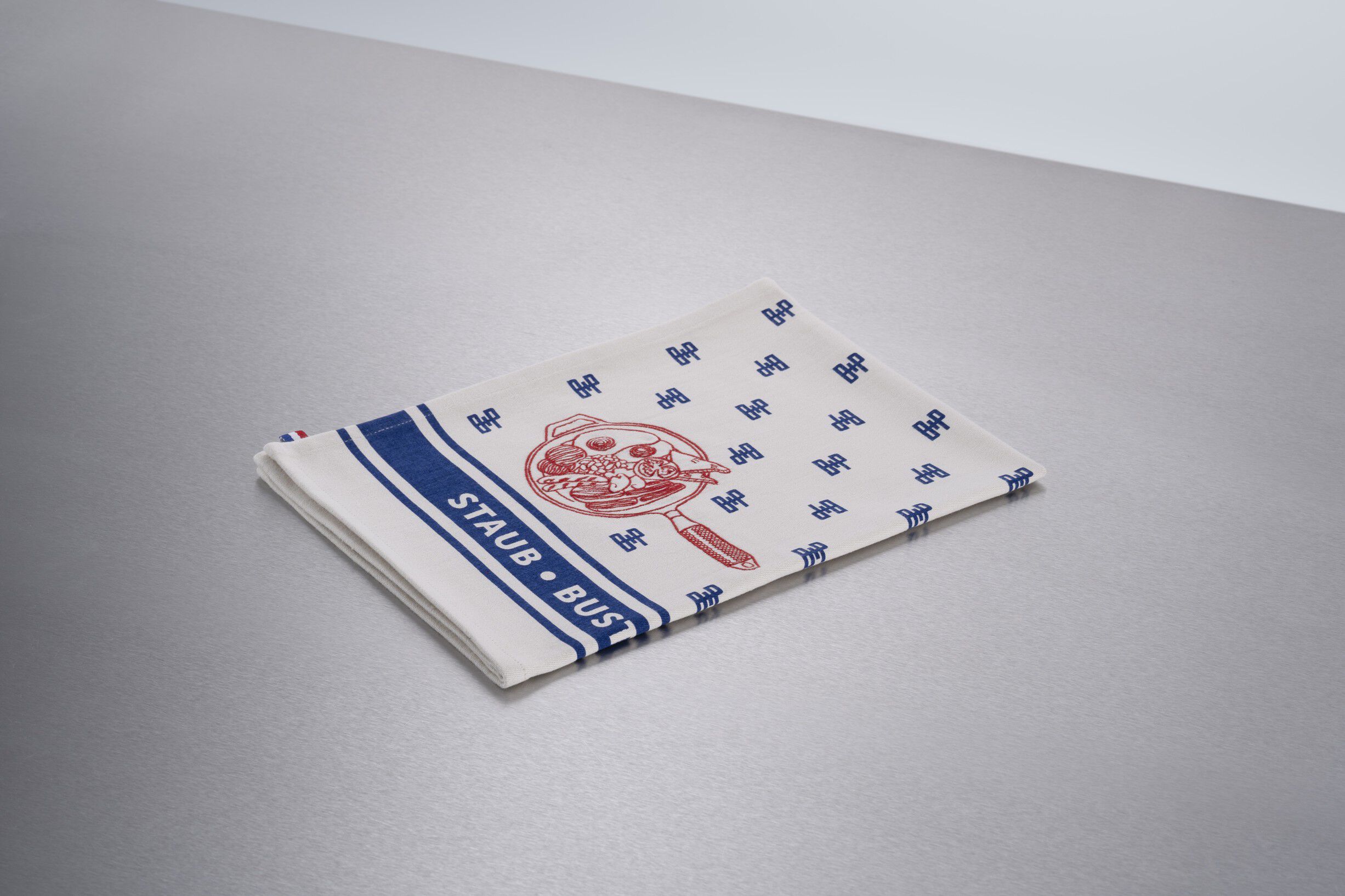 Viskestykke, M&oslash;rk-Bl&aring;