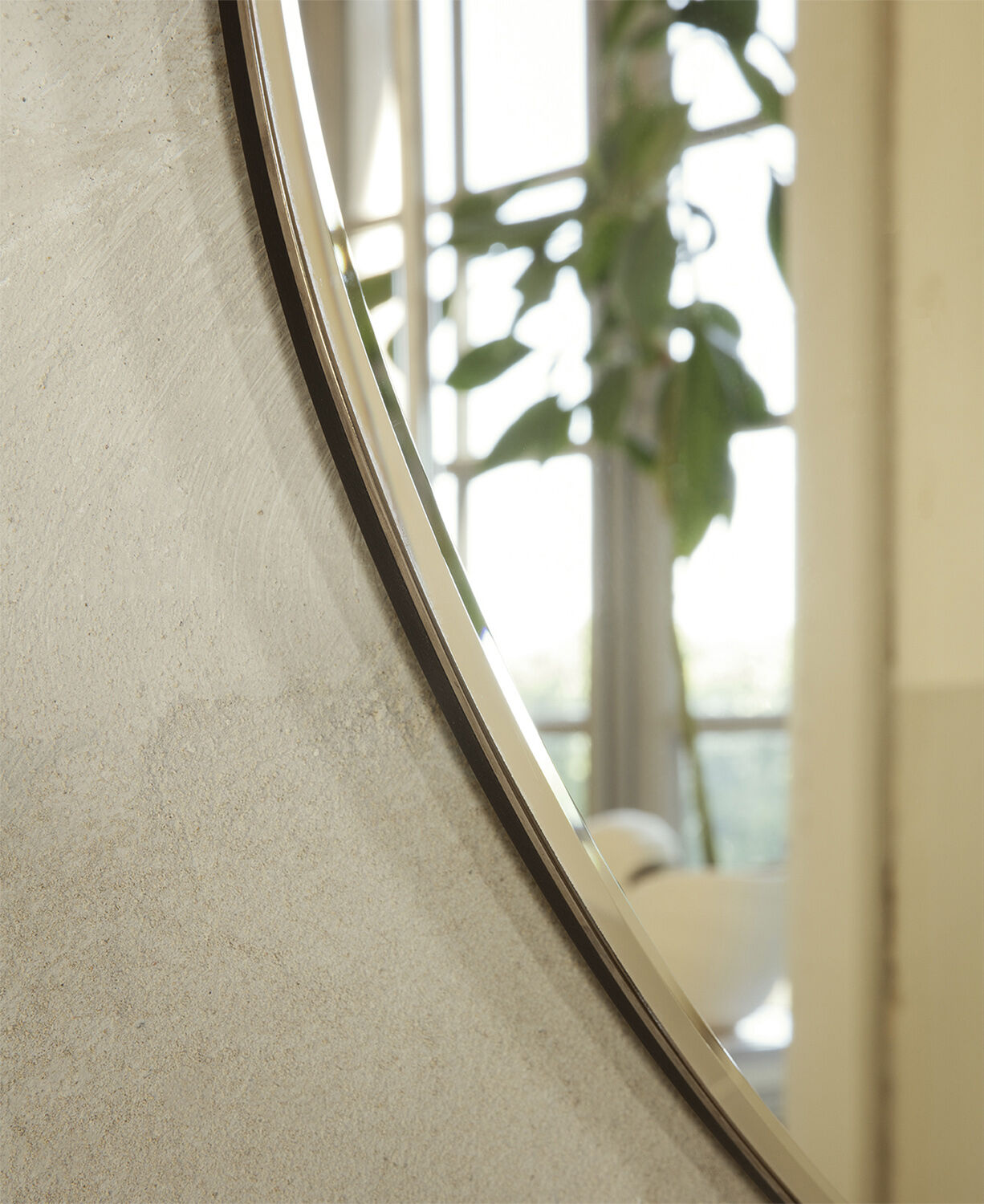 Pond Mirror - Small - Dark Chrome