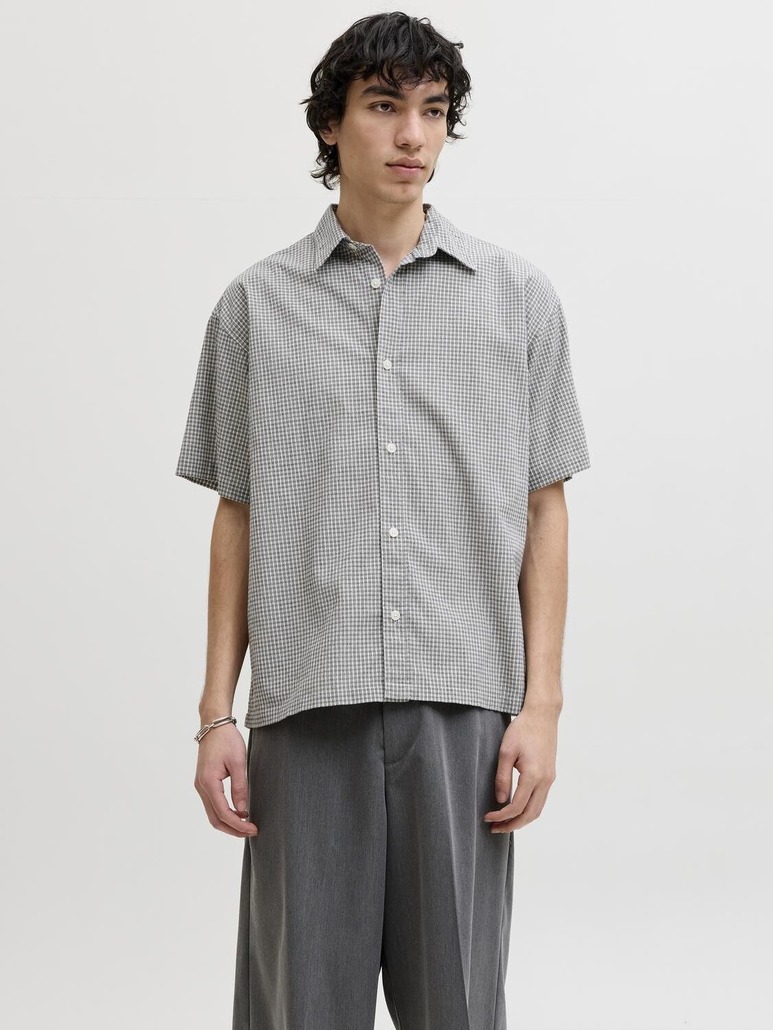 JORCOTEDAZUR SEERSUCKER CHECK SHIRT