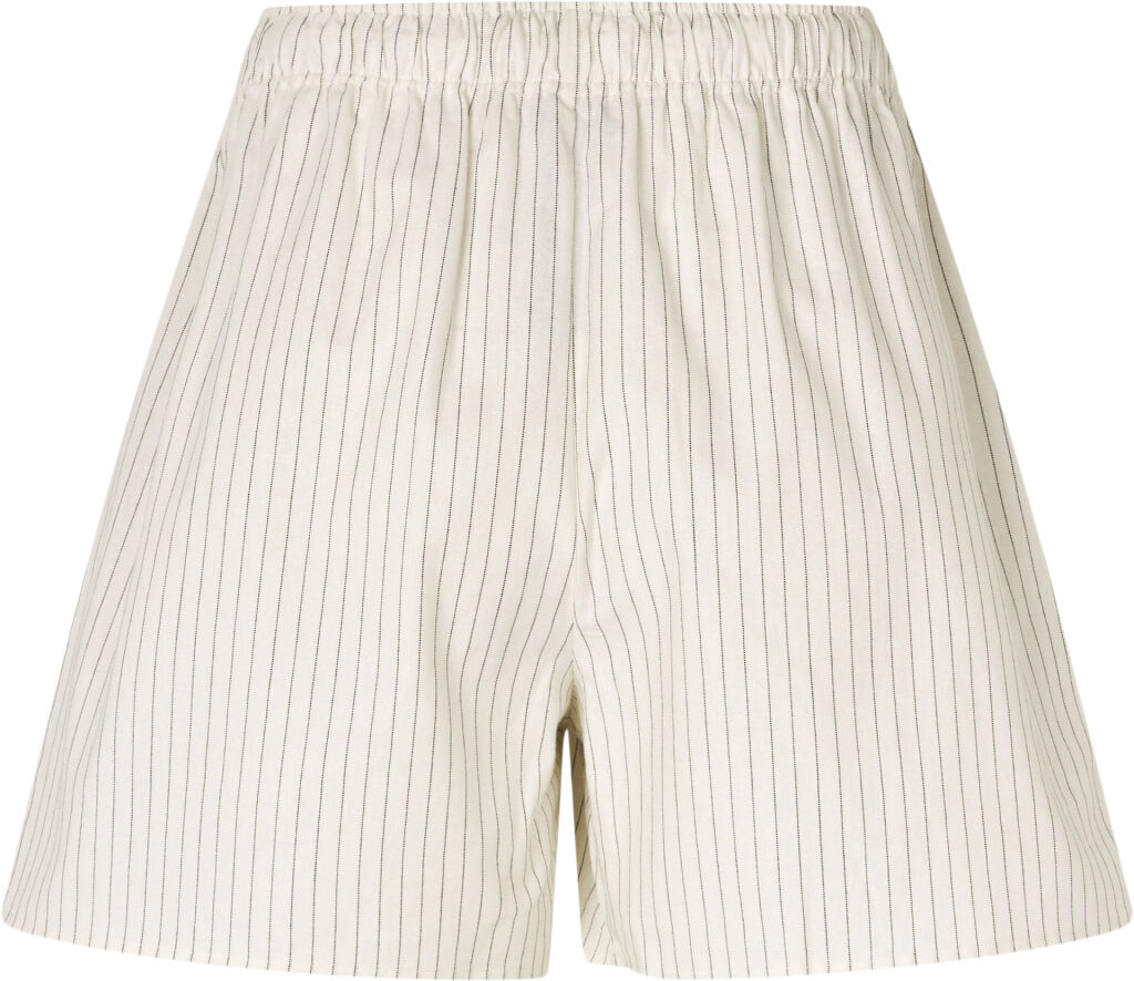 2339 Crisp Stripe Shirting, Elasticated Waistband Shorts