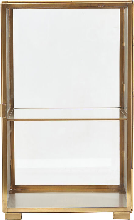 Kabinet, Messing, l: 25 cm, b: 25 cm,h: 41 cm