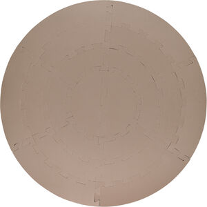 Foam play mat circle - Circle - Light brown