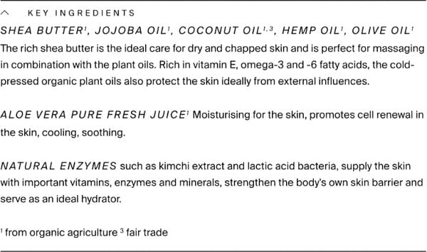 Organic Deep Nourish Body & Massage Cream lavender