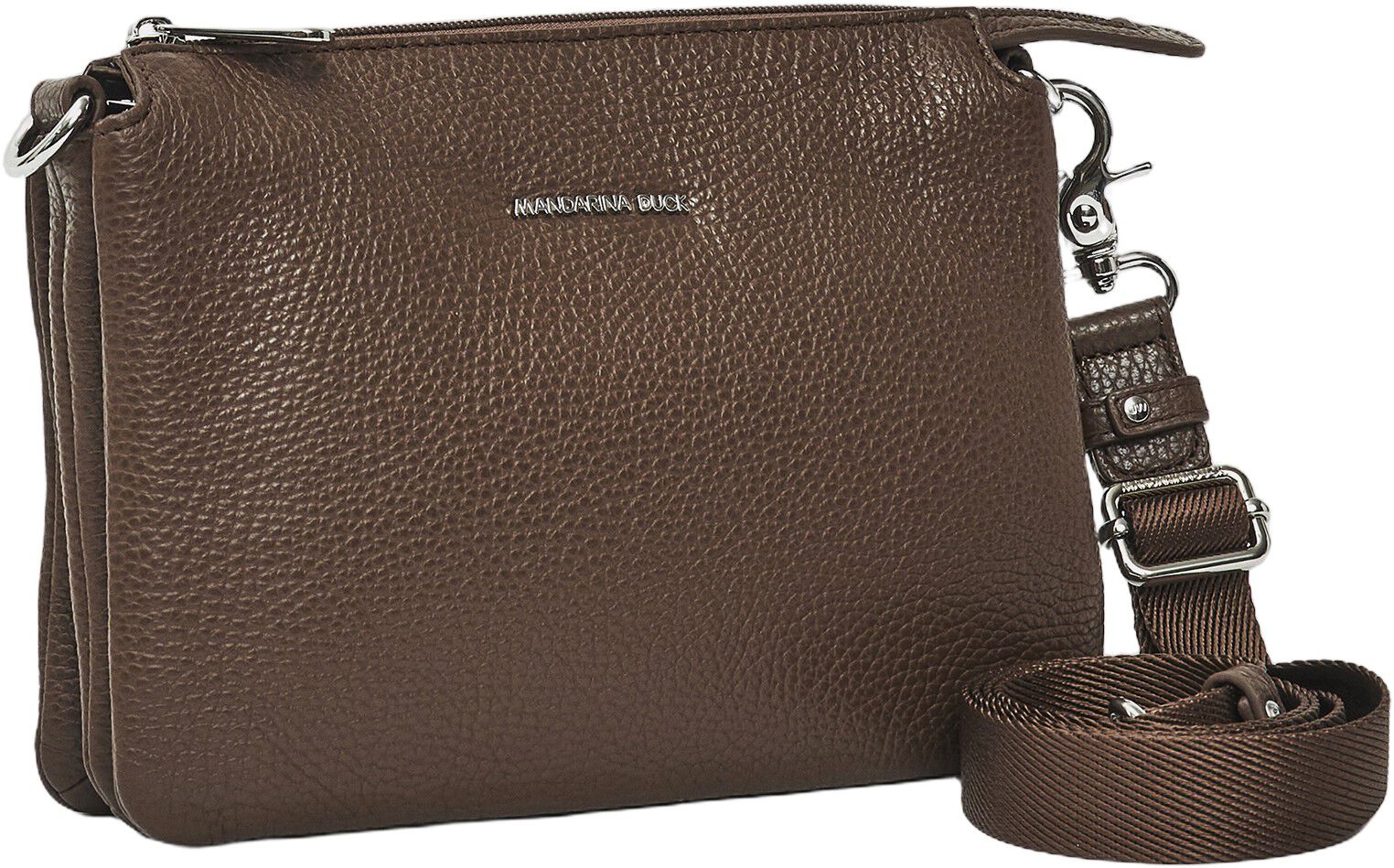 MELLOW LEATHER POCHETTE / MILK CHOCOLATE