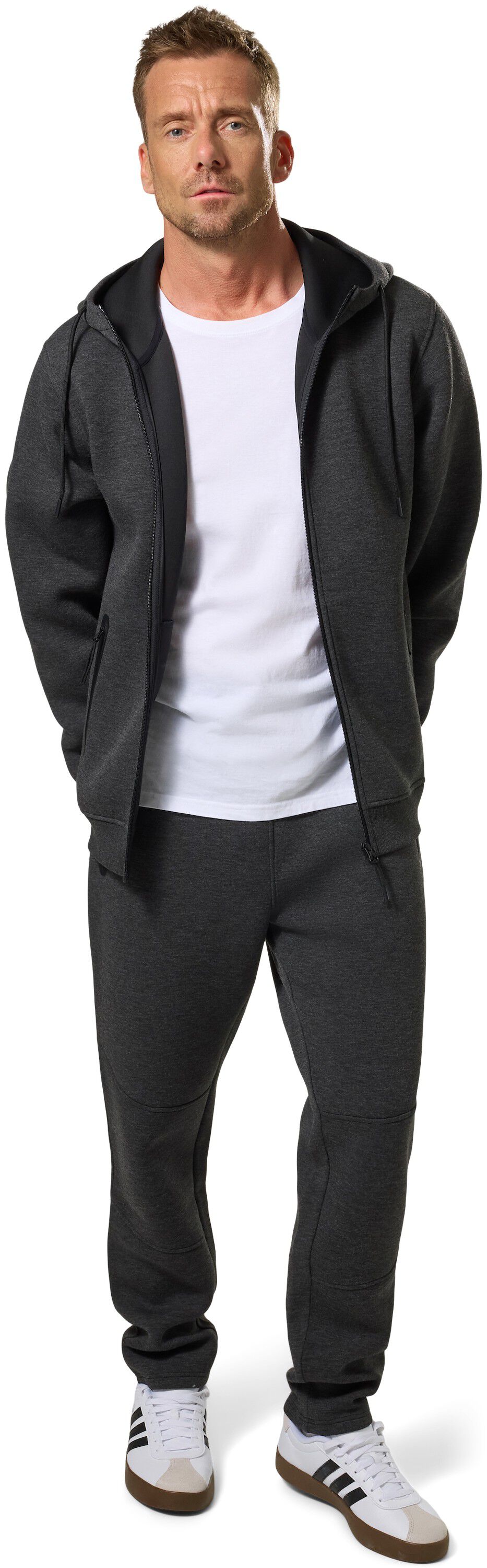 Bros Full Zip H&aelig;ttetr&oslash;je