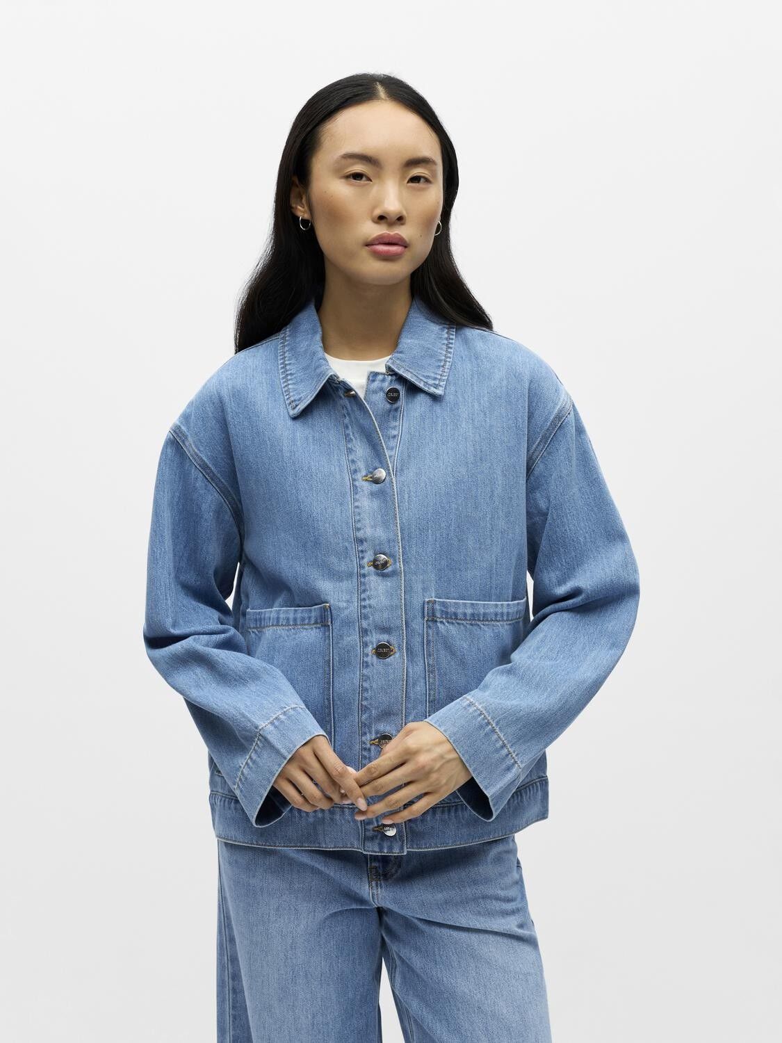 OBJROSIE RE L/S OVERSHIRT NOOS