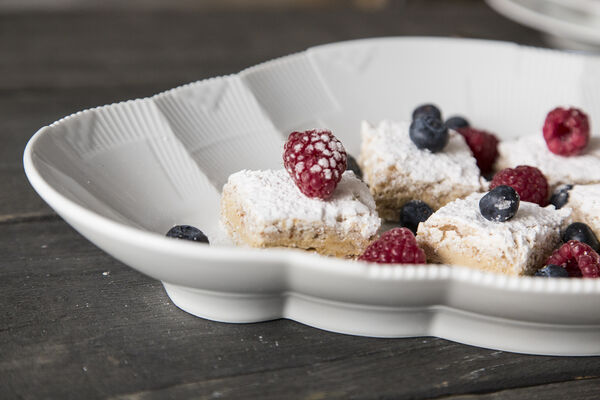 Hvid Elements 23 cm. fad