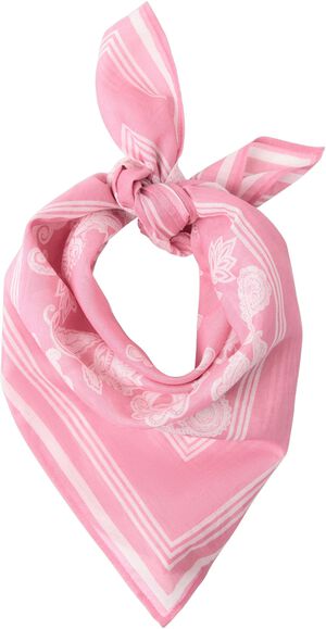 Square-shaped scarf with a paisley