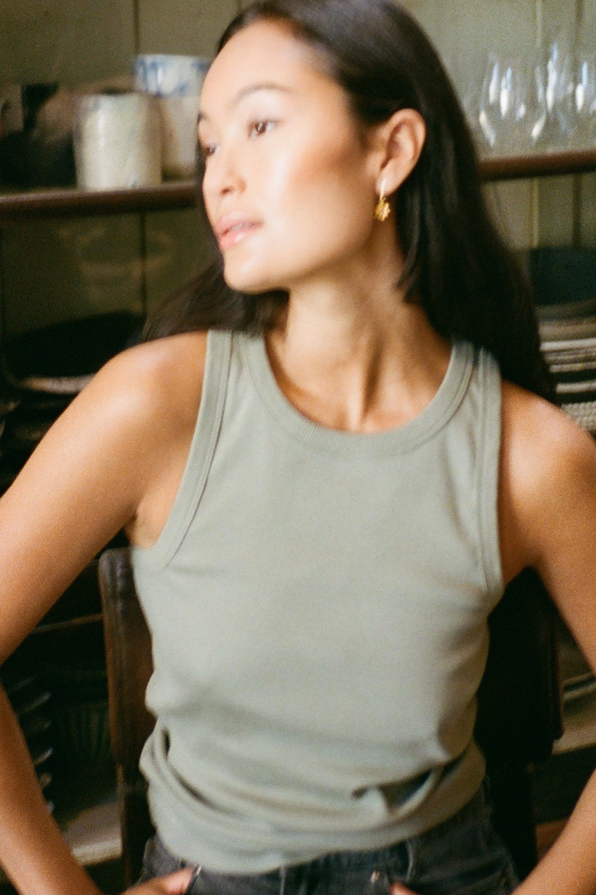 Rib jersey tank - Nelle