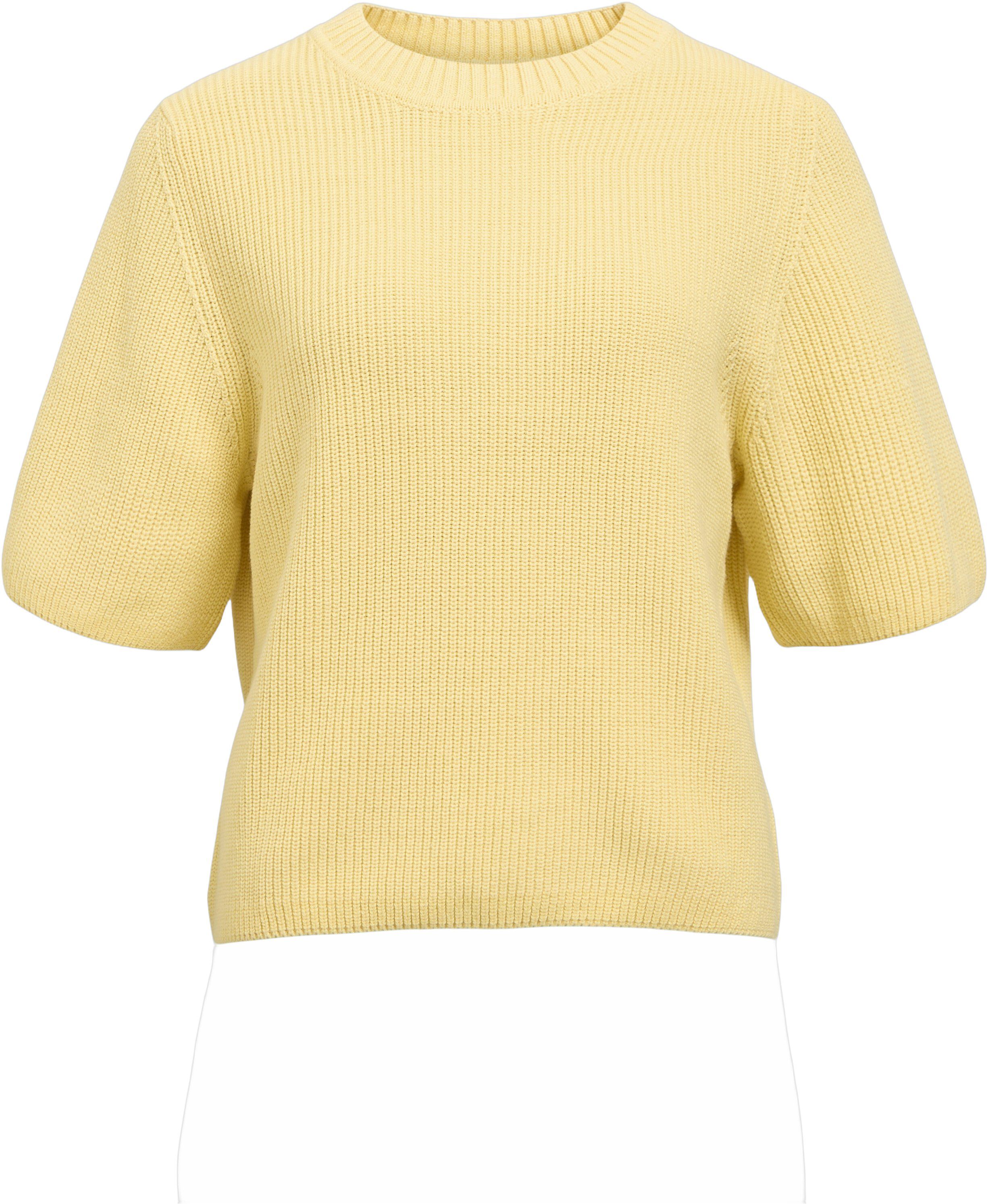 OBJFLO S/S RE KNIT PULLOVER NOOS