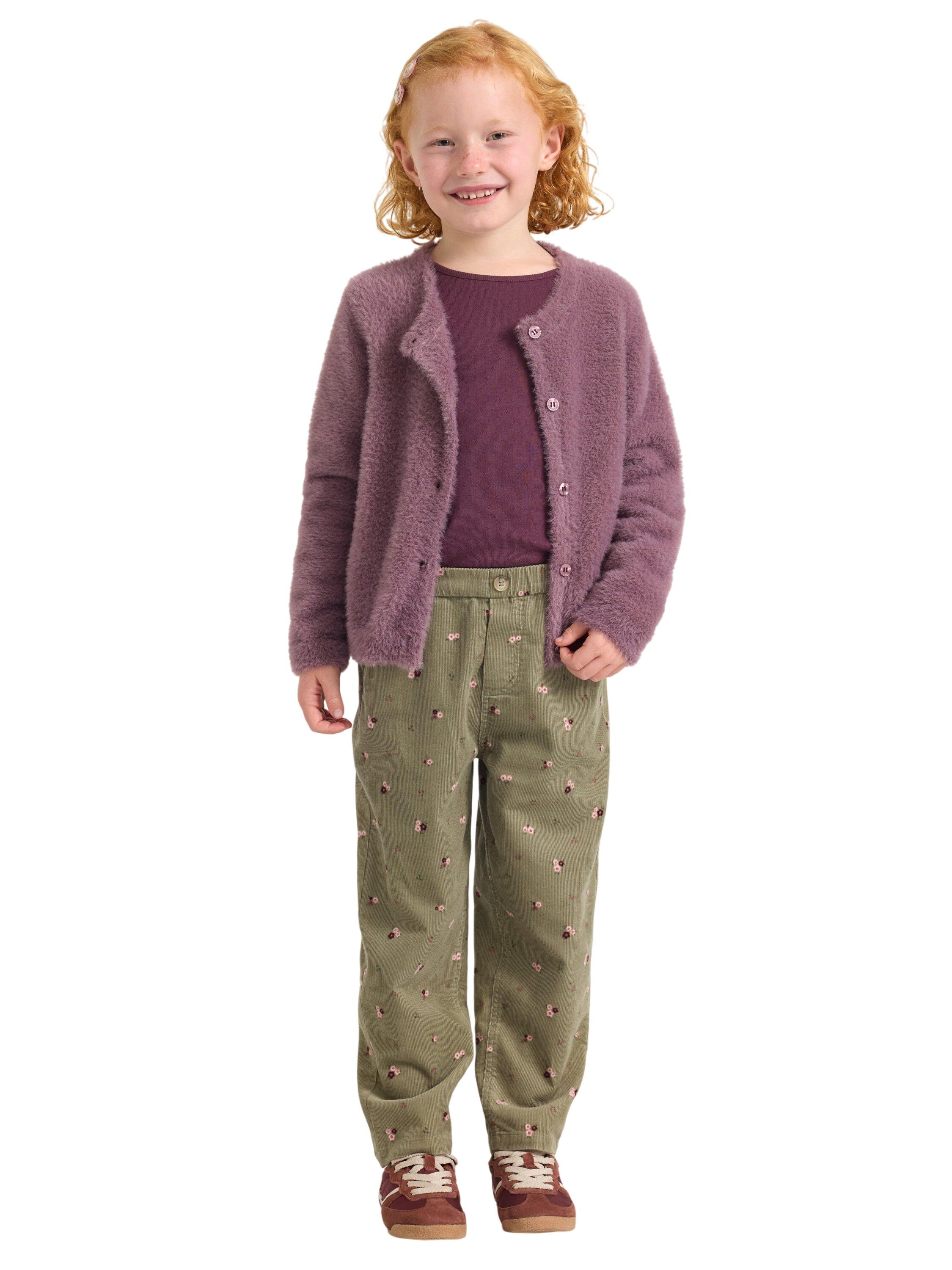 Bl&oslash;de bukser i fl&oslash;jl med et held�