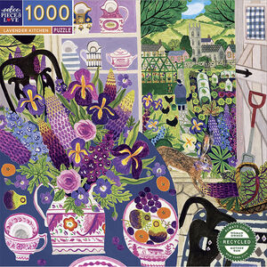 eeBoo - Puslespil 1000 brk - Lavender Kitchen