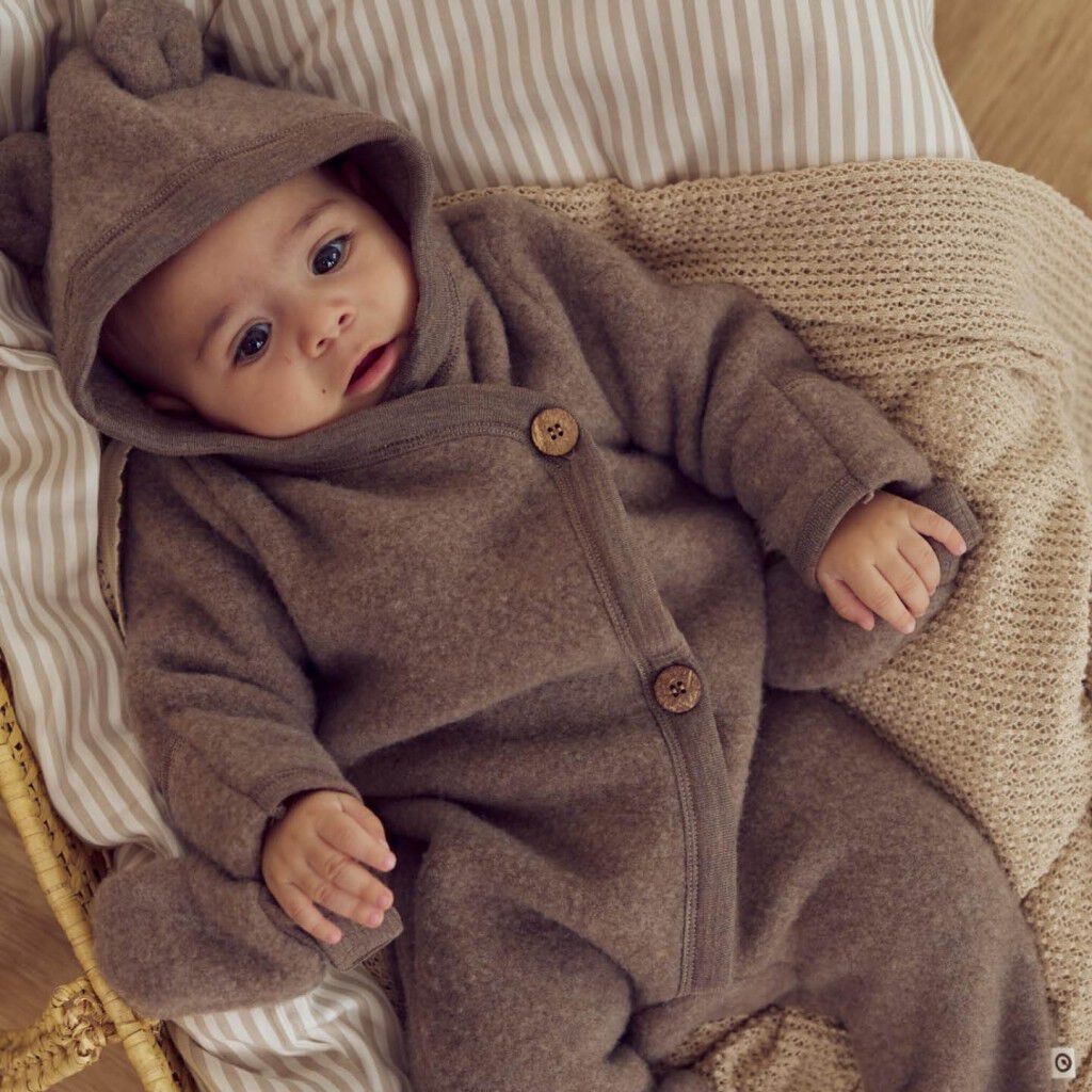 Woolly fleece suit