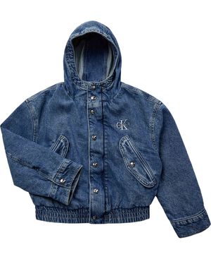 DENIM HOODED JACKET