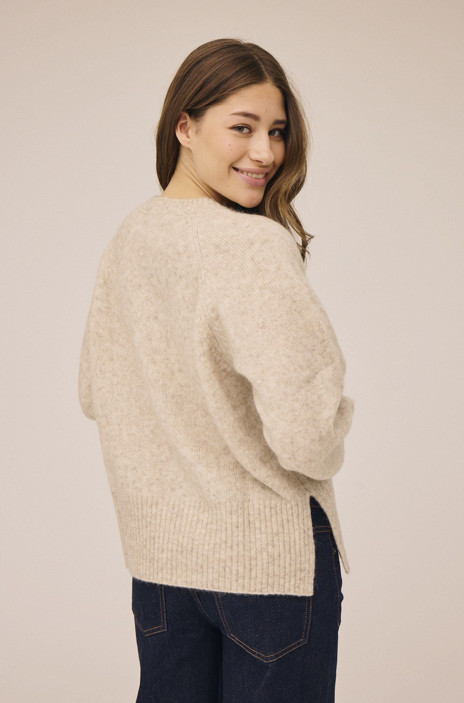 Mai 1 Striksweater - Mohairmix - RWS