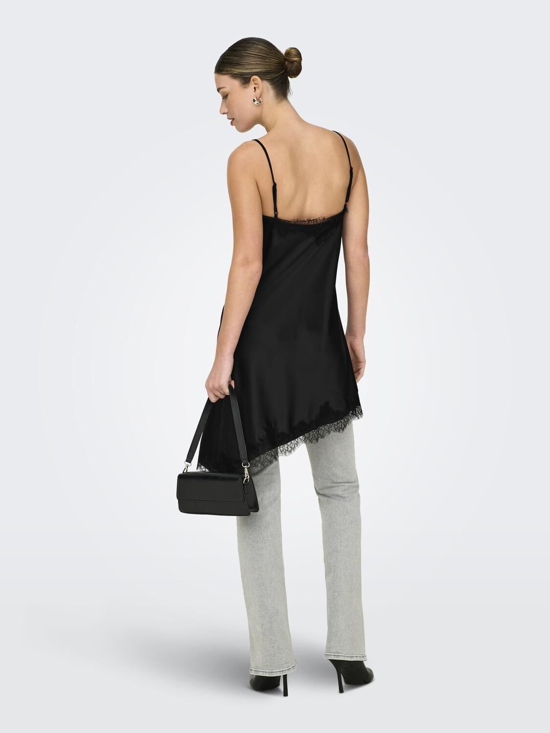 ONLBELLA STRAP SATIN LACE DRESS WVN